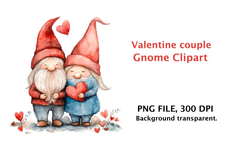 Valentine Gnome Clipart Image 9
