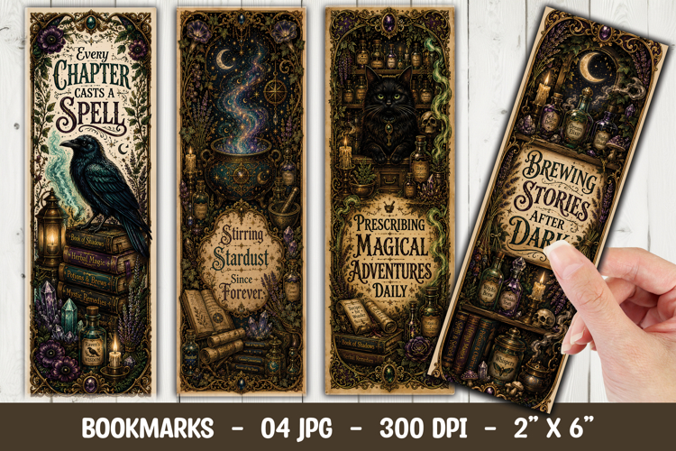 Mystic Raven Bookmark Sublimation