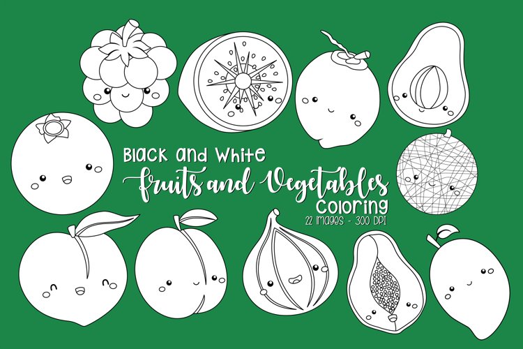 Avocado clipart black and white Image 3