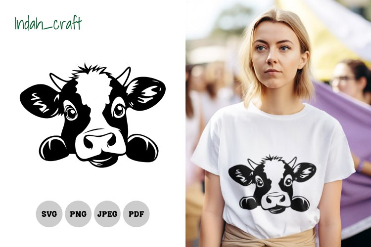 Cow Vector Image 10