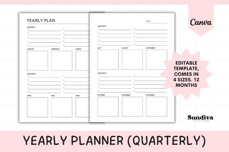 Year Planner Template Image 3
