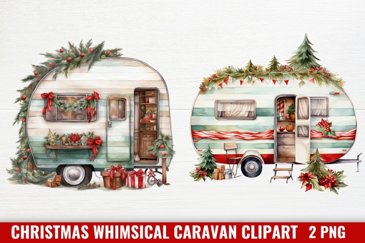 Christmas Watercolor Clipart Image 5