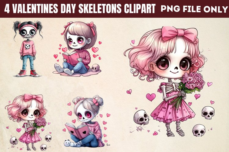 Skeletons Clipart Image 4