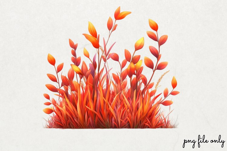 Watercolor Grass Borders Clipart PNG
