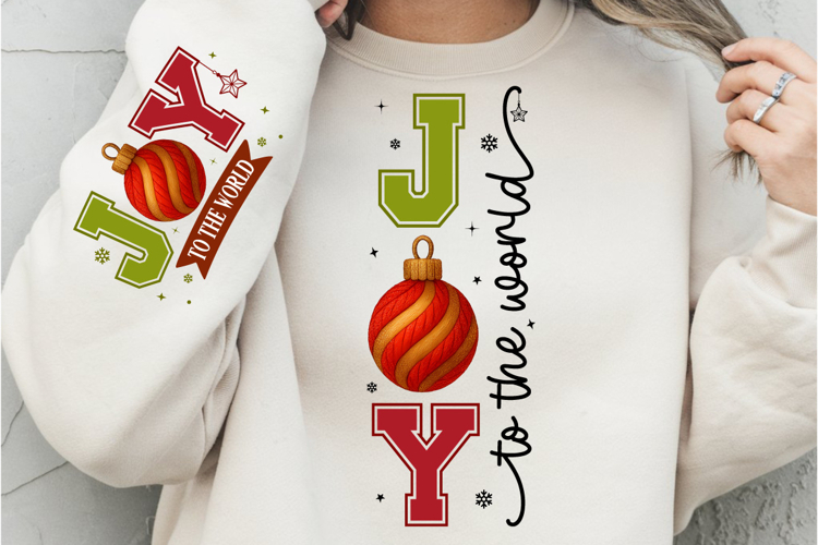 Joy To The World PNG, Joy Yarn PNG, Merry Christmas Faux