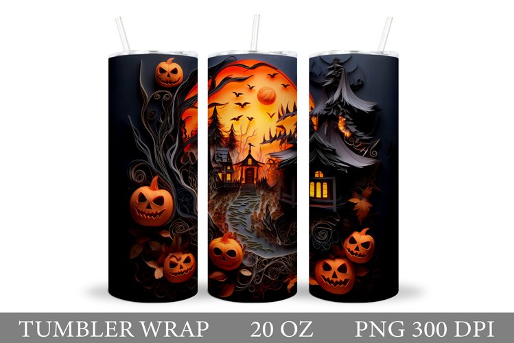 Halloween Tumbler Wrap Image 24