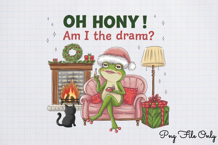 Oh Hony! am i the drama Christmas Clipart PNG