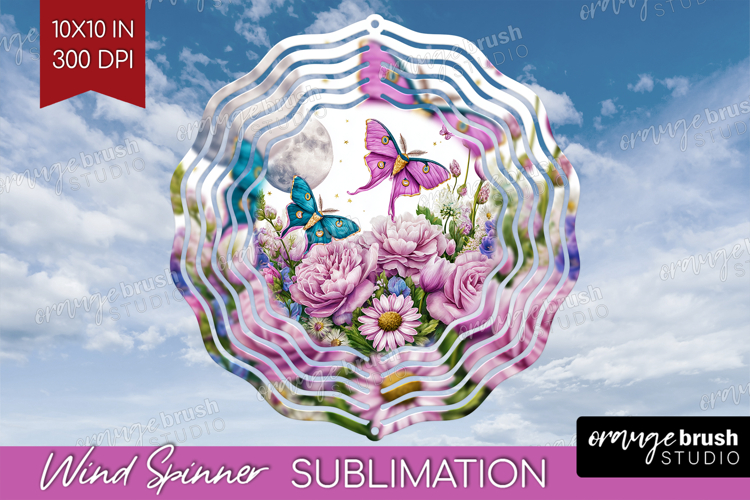 Fantasy Forest Wind Spinner Sublimation PNG - Fairy Tale