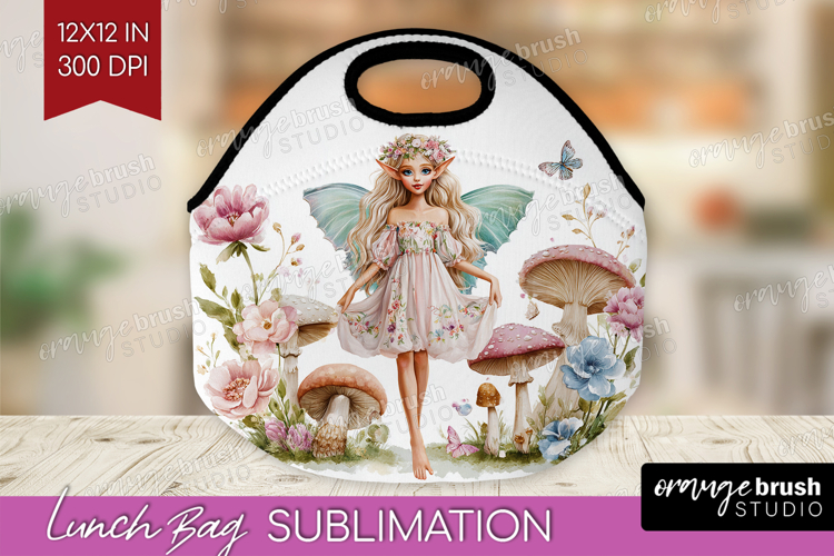Fantasy Forest Lunch Bag - Fairy Tale Lunch Bug PNG