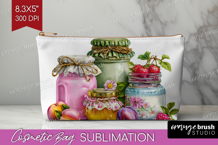 Fantasy Forest Cosmetic Bag - Fairy Tale Makeup Bag PNG