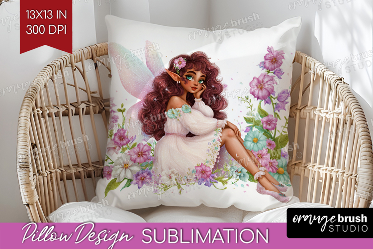 Fantasy Forest Pillow Sublimation - Fairy Tale Pillow Cover