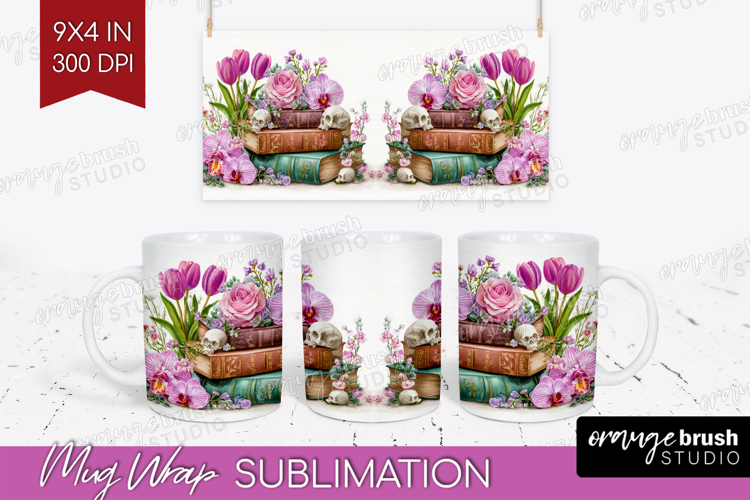 Fantasy Forest Mug Wrap - Fairy Tale Mug PNG Sublimation