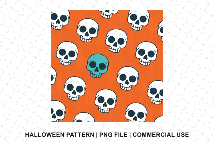 Skull Seamless Pattern Image 20