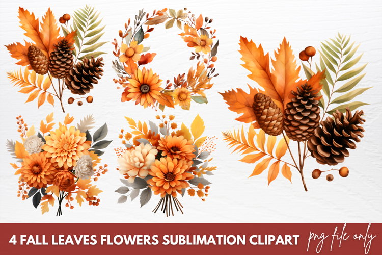 Watercolor Leaves Clipart
