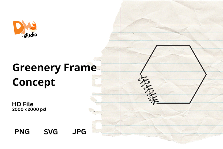 Greenery Frame Concept example image 1