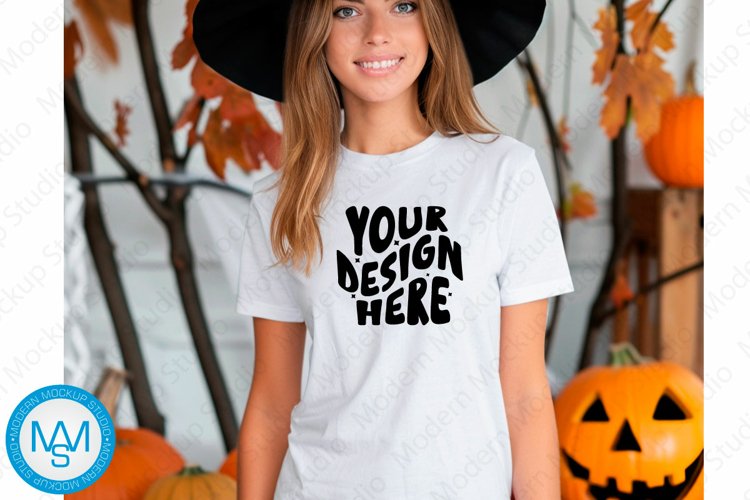 White Tshirt Mockup Image 7