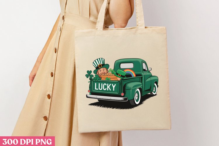 Lucky PNG, St Patricks Day Gnome Sublim