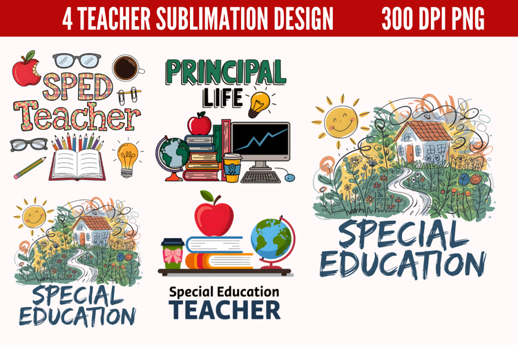 Teacher Sublimation Designs Image 23