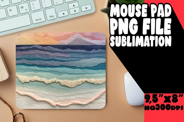 Scenic 3D Mouse Pad Summer Theme