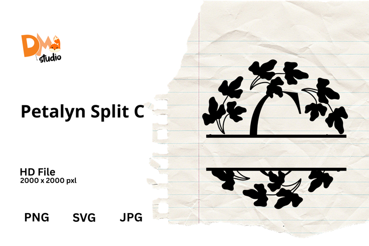 Floral Monogram Letter Svg