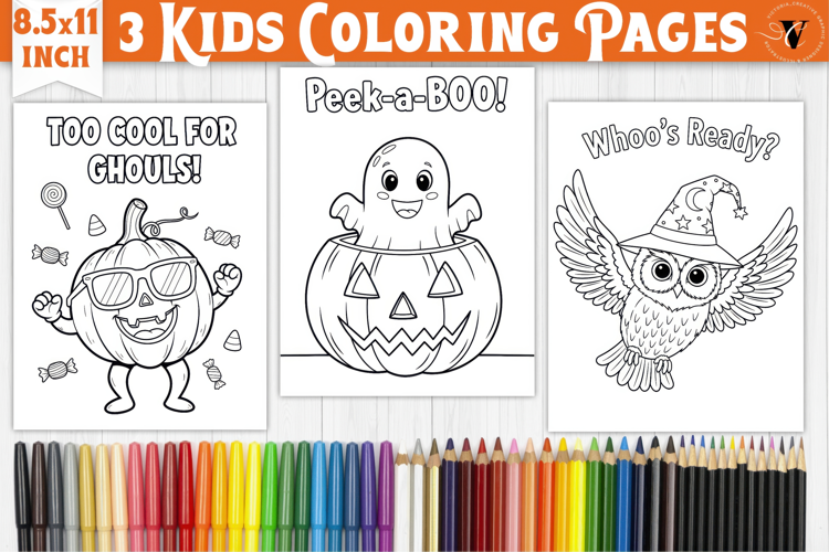Halloween Kids Coloring Pages | Coloring book