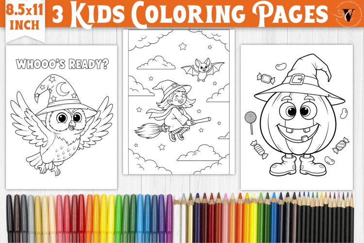 Halloween Kids Coloring Pages | Coloring book