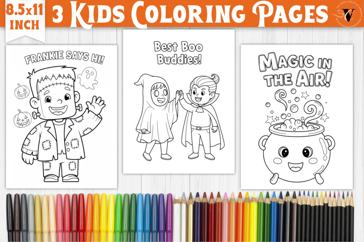Halloween Kids Coloring Pages | Coloring book