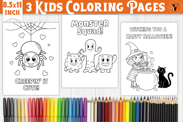 Halloween Kids Coloring Pages | Coloring book