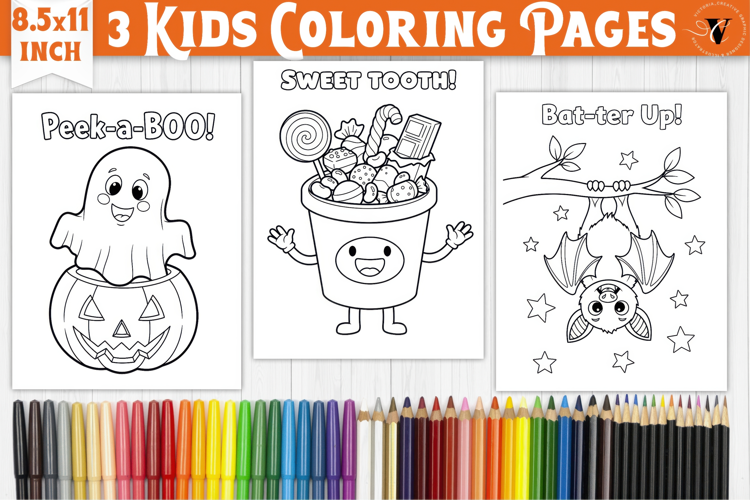 Halloween Kids Coloring Pages | Coloring book