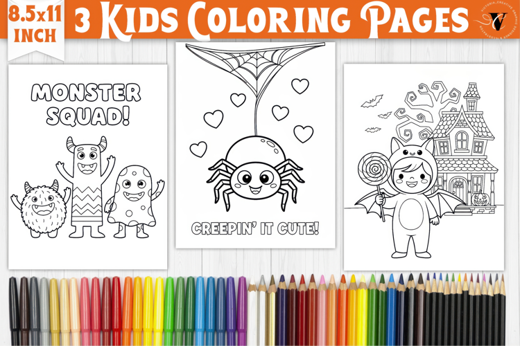 Halloween Kids Coloring Pages | Coloring book