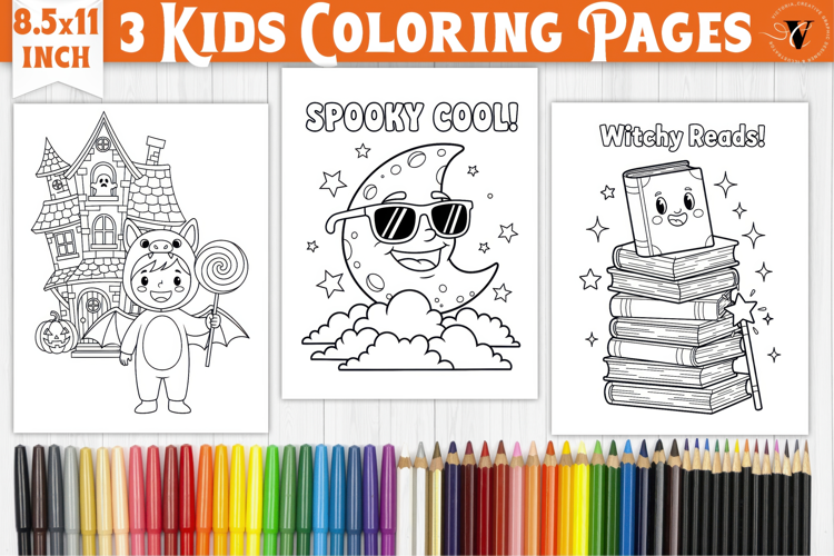 Halloween Kids Coloring Pages | Coloring book