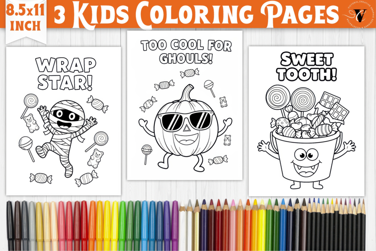 Halloween Kids Coloring Pages | Coloring book