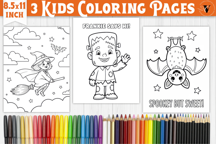 Halloween Kids Coloring Pages | Coloring book