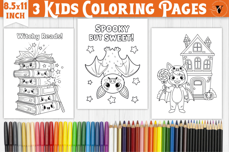Halloween Kids Coloring Pages | Coloring book
