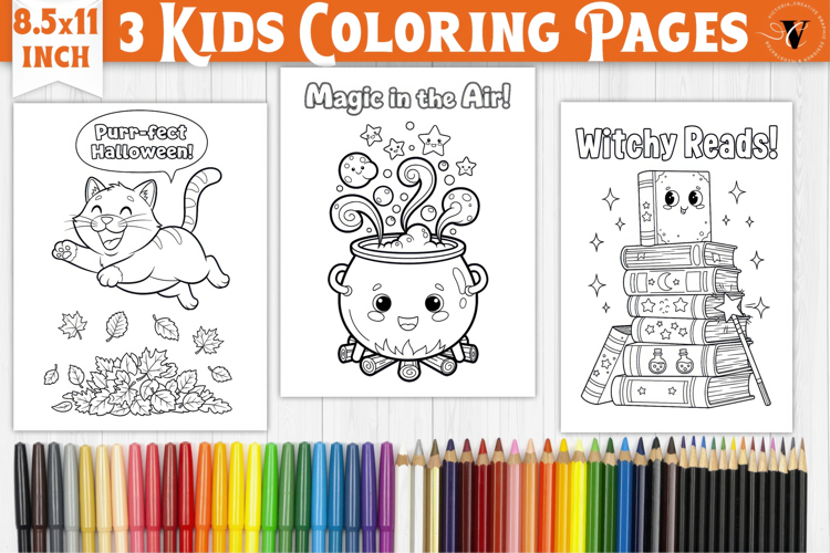Halloween Kids Coloring Pages | Coloring book