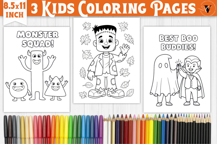 Halloween Kids Coloring Pages | Coloring book