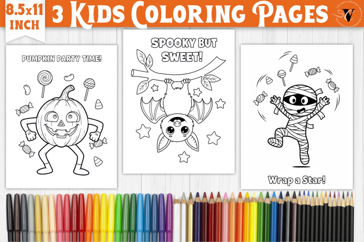 Halloween Kids Coloring Pages | Coloring book
