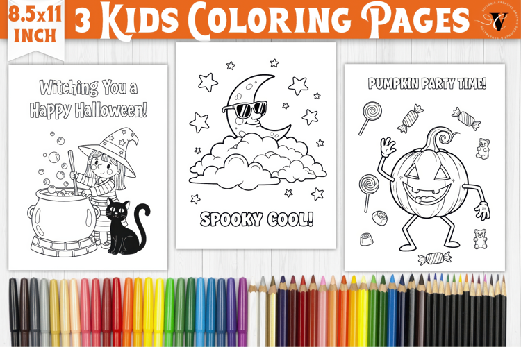Halloween Kids Coloring Pages | Coloring book