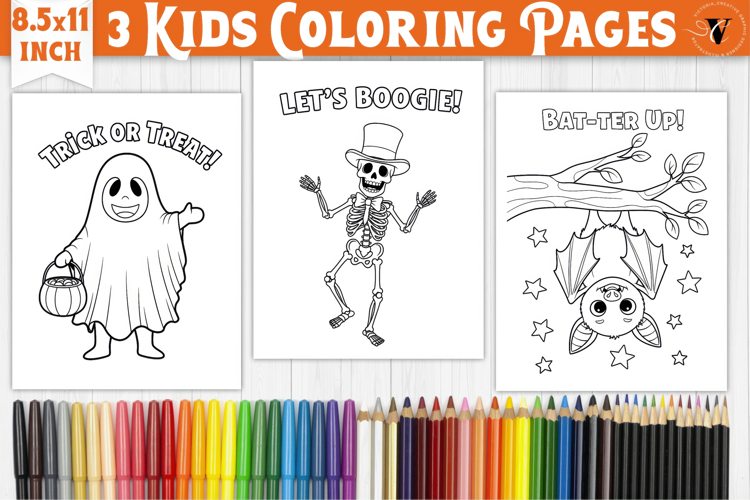 Halloween Kids Coloring Pages | Coloring book
