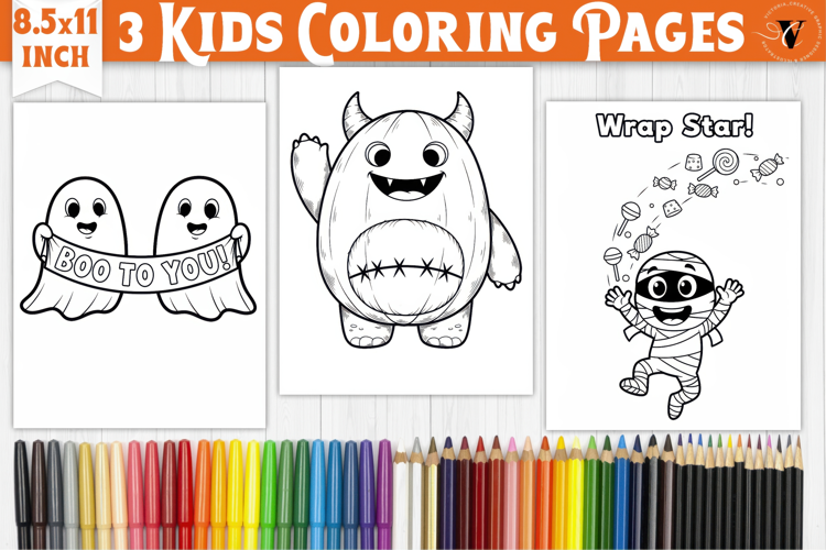 Halloween Kids Coloring Pages | Coloring book
