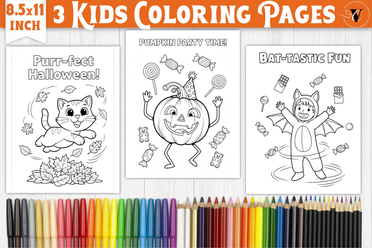 Halloween Kids Coloring Pages | Coloring book