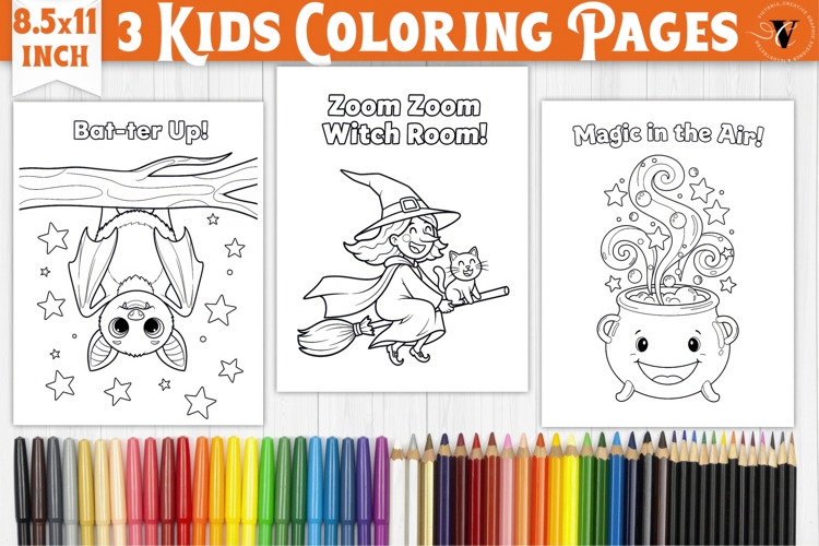 Cute Halloween Coloring Pages Image 6