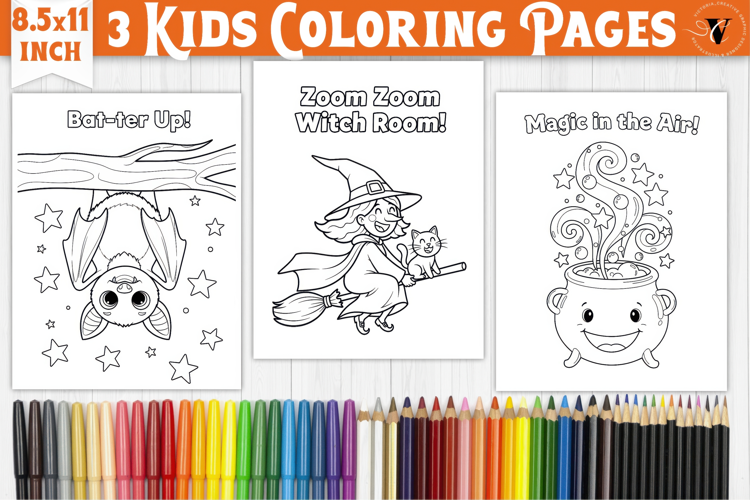 Halloween Kids Coloring Pages | Coloring book