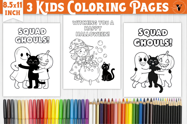 Halloween Kids Coloring Pages | Coloring book