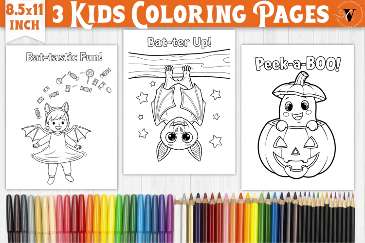 Cute Halloween Coloring Pages Image 3