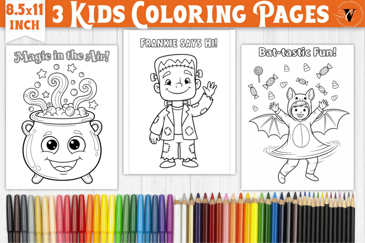 Halloween Kids Coloring Pages | Coloring book