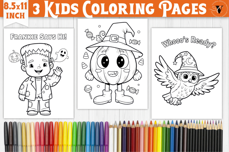 Halloween Kids Coloring Pages | Coloring book