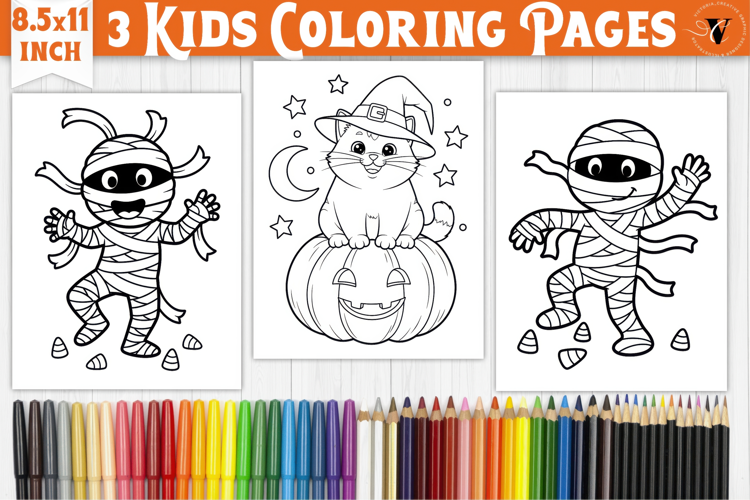 Halloween Kids Coloring Pages | Coloring book