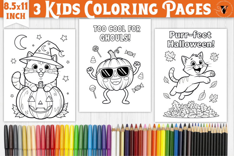 Halloween Kids Coloring Pages | Coloring book