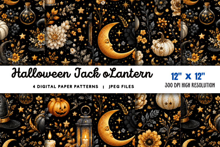 Halloween Scrapbook Paper Image 8